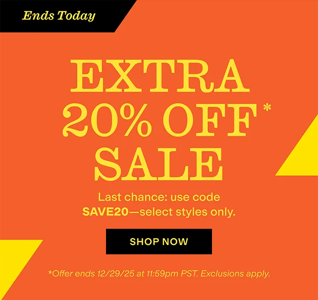 Last Chance to Shop the Sale
