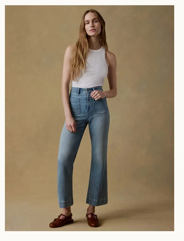 Stretch Terry Patch Pocket Pant