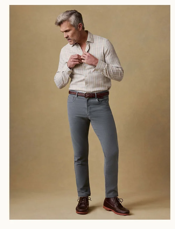 Stretch Terry 5-Pocket Pant