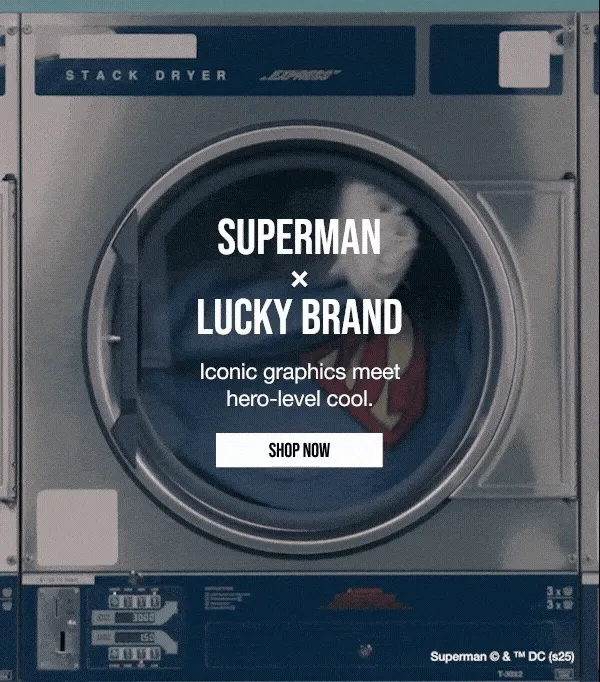 Superman x Lucky Brand Shop Now