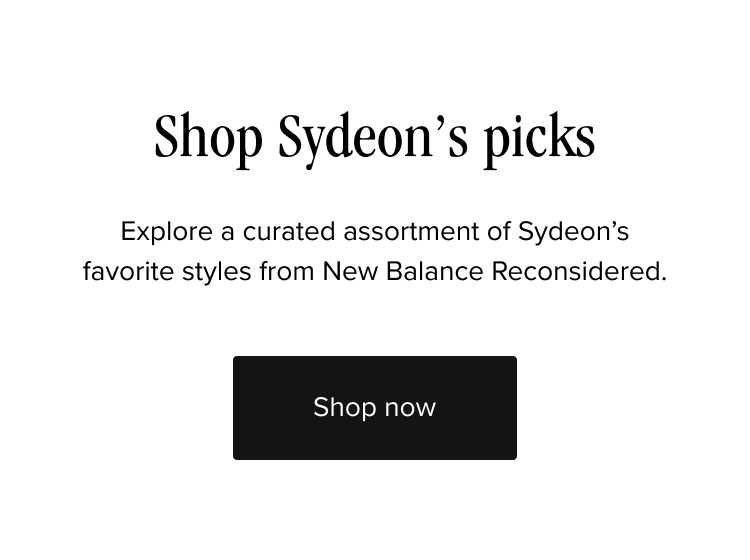Shop Sydeon's picks. Explore a curated assortment of Sydeon's favorite styles from New Balance Reconsidered. Shop now.