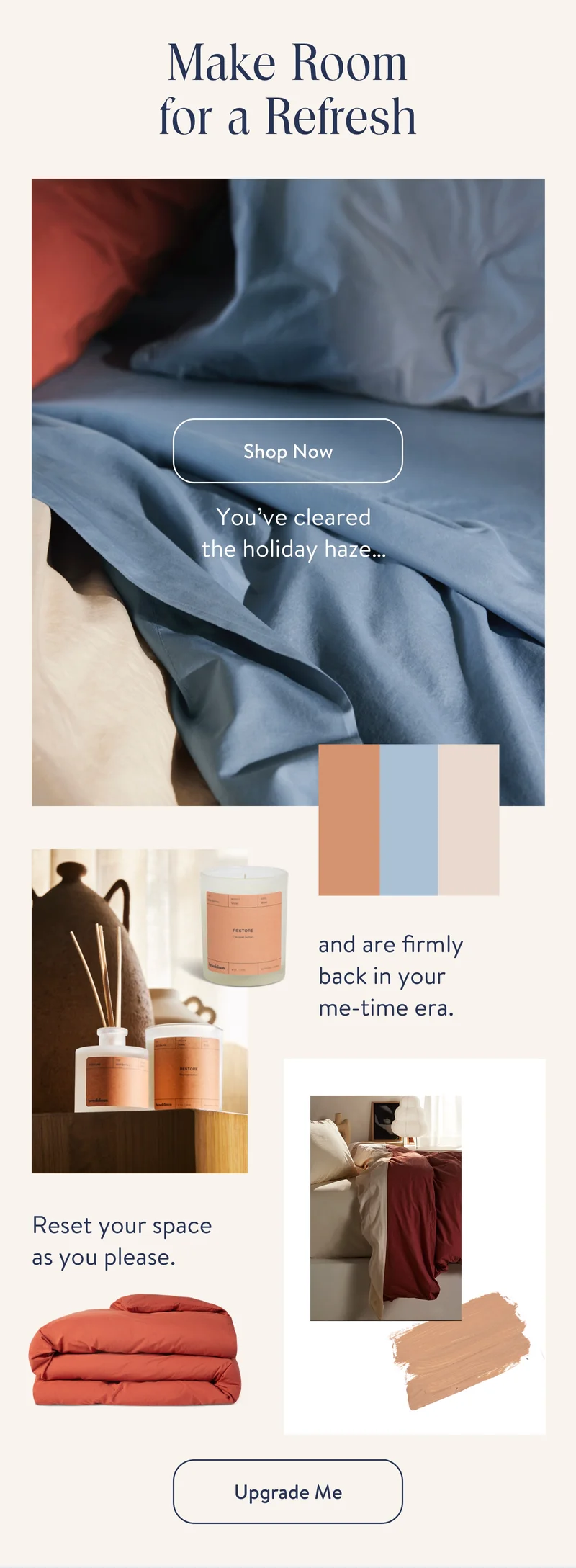 Make Room for a Refresh. Shop Now