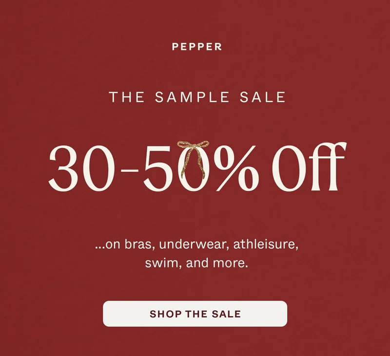 The Sample Sale: 30-50% Off