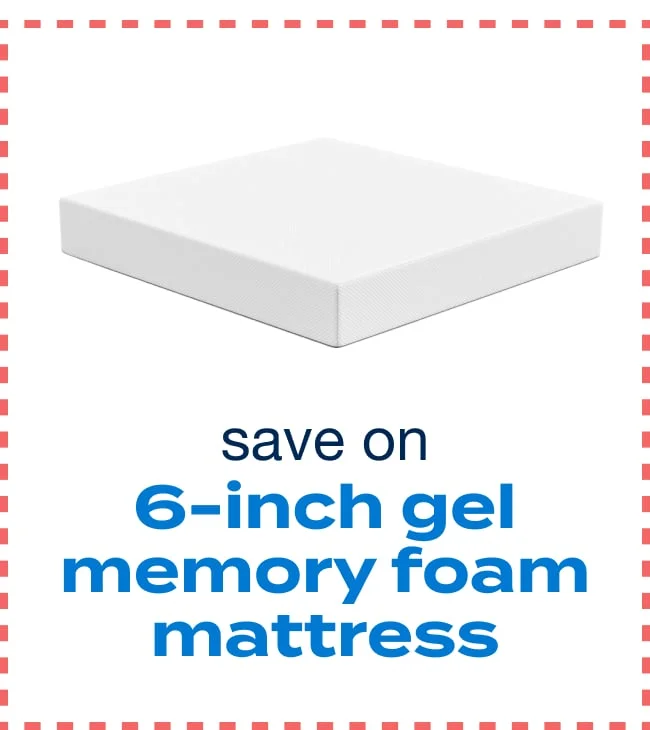 Simply Essential™ 6-inch Gel Memory Foam Mattress