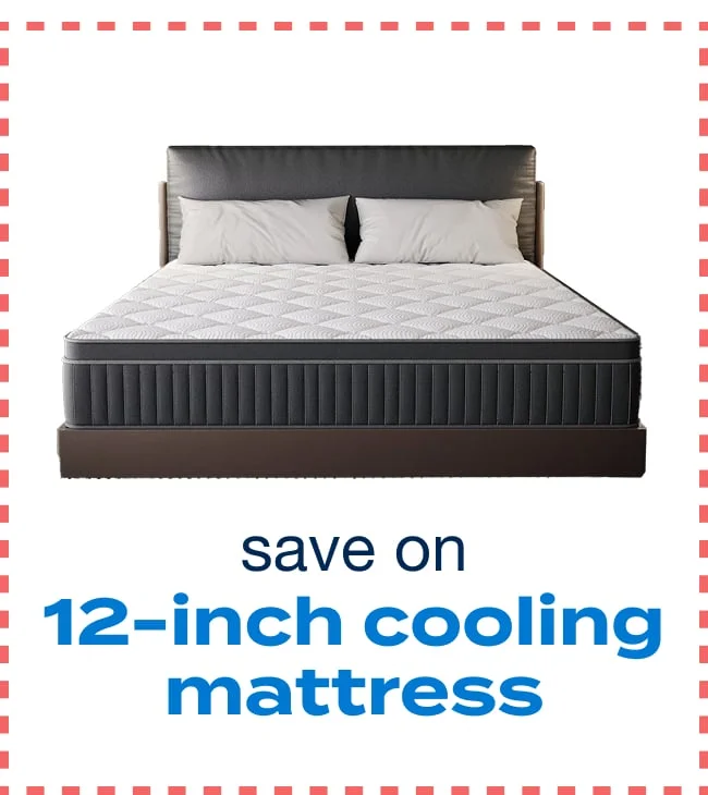 SweDrea 12in. Cooling Innerspring Hybrid Medium Firm mattress Motion Isolation with CertiPUR-US, SGS and OEKO-TEX Certified