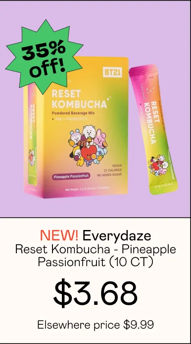 Everydaze Reset Kombucha - Pineapple Passionfruit (10 CT)