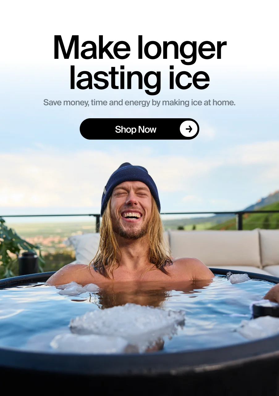 Make longer lasting ice
