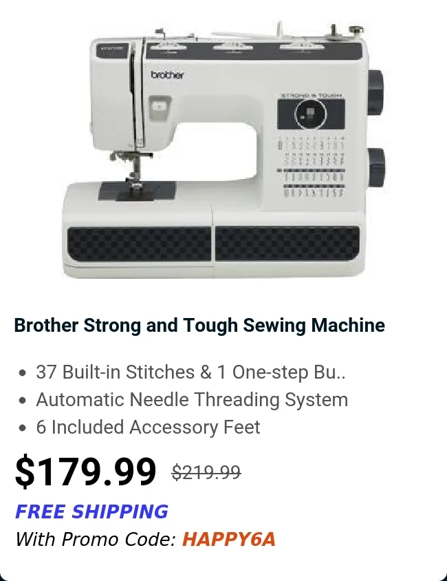 Brother Strong and Tough Sewing Machine