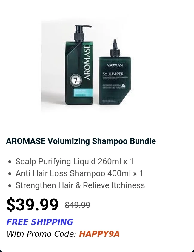 AROMASE Volumizing Shampoo Bundle