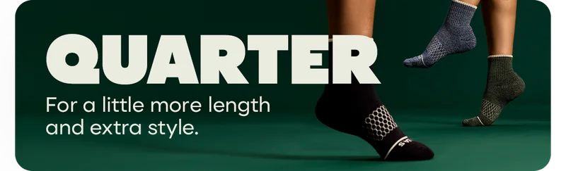 QUARTER | For a little more length and extra style.