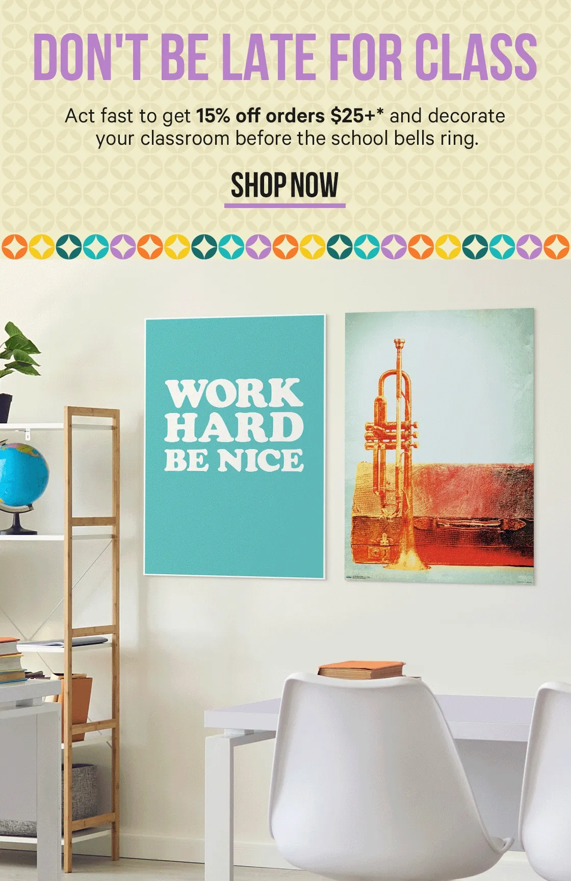 Back to School - 15% off $25+