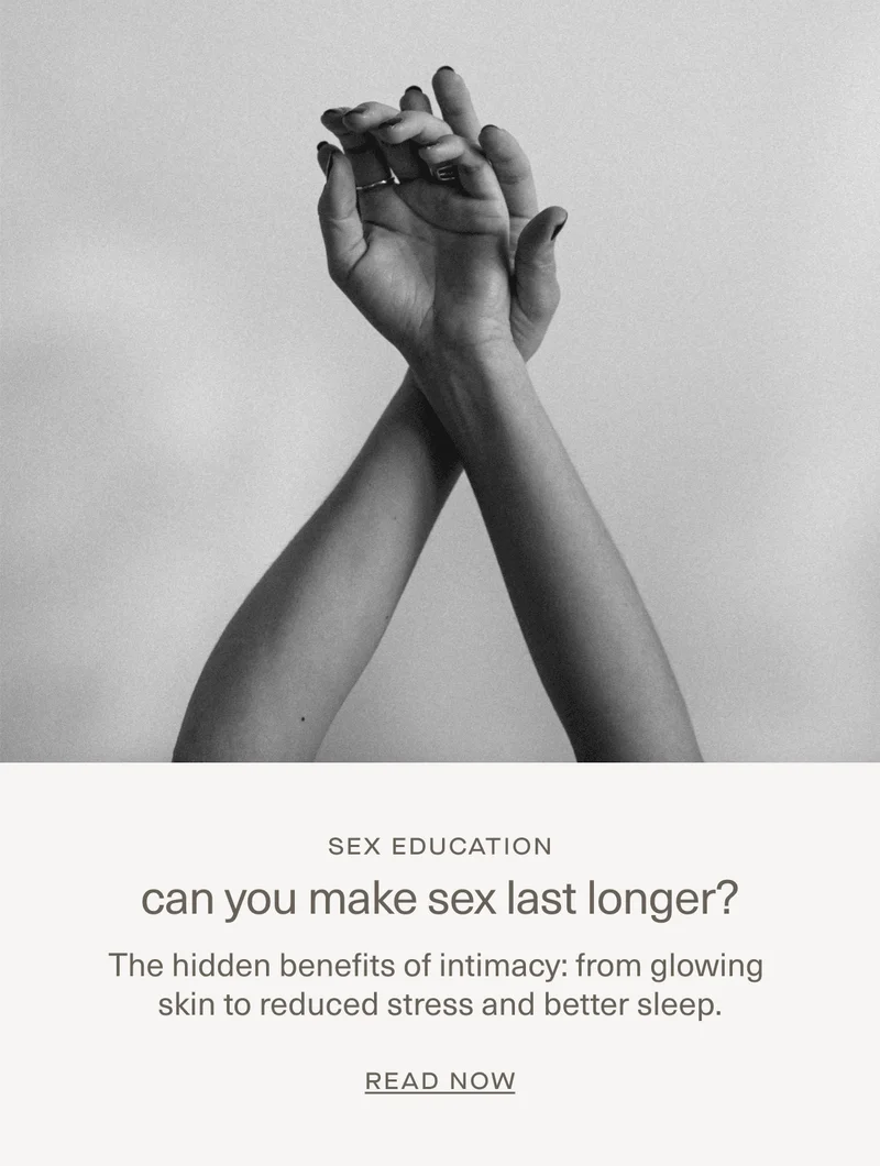 Can you make sex last longer?