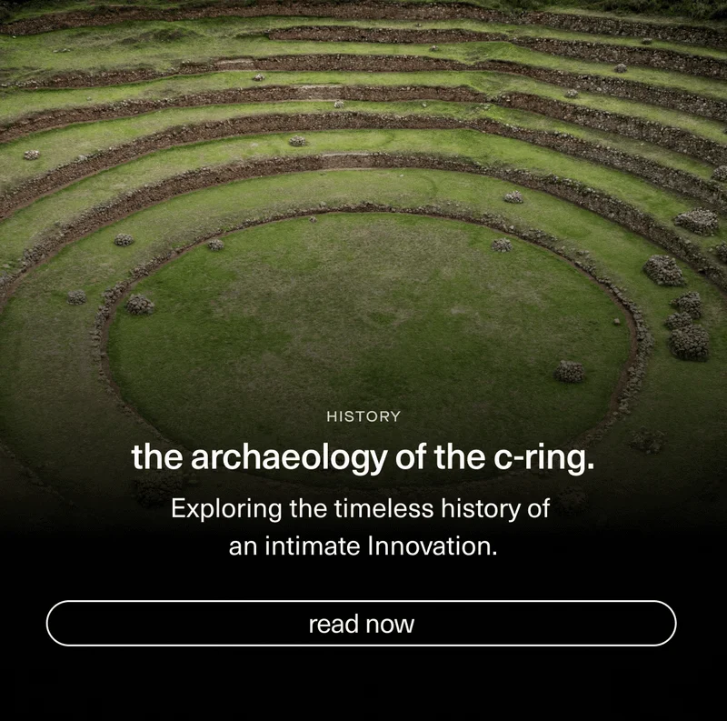 The archaeology of the cock ring.