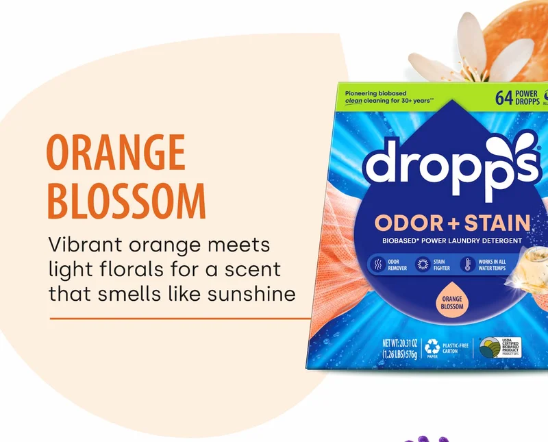 ORANGE BLOSSOM Vibrant orange meets light florals for a scent that smells like sunshine