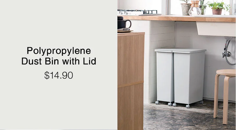 Shop Polypropylene Dust Bin with Lid