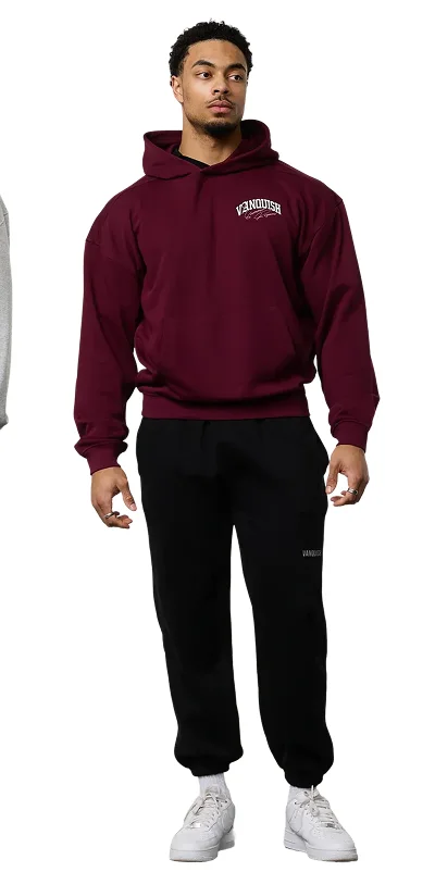 REGIME OXBLOOD OVERSIZED HOODIE