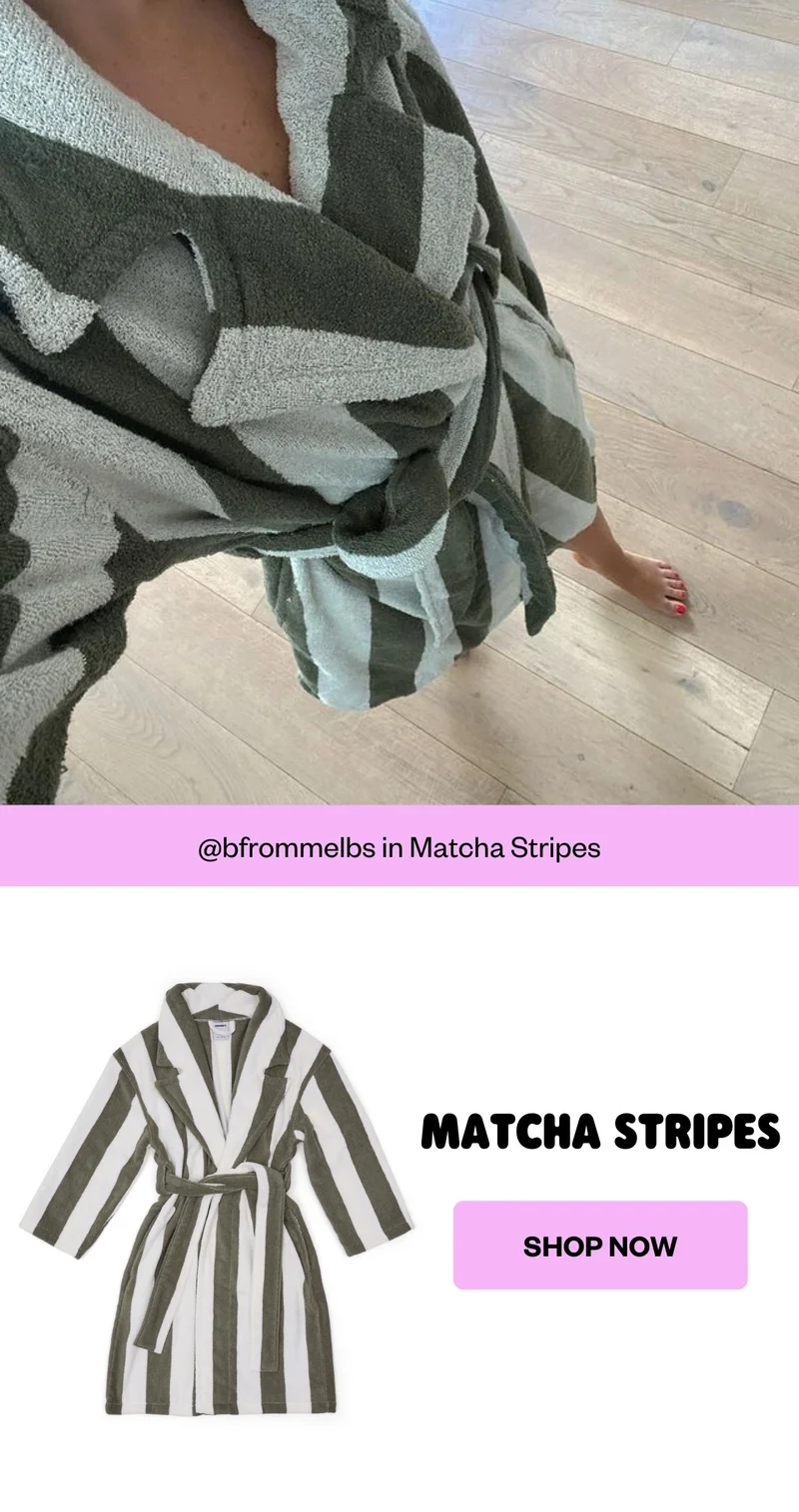 @bfrommelbs in Matcha Stripes