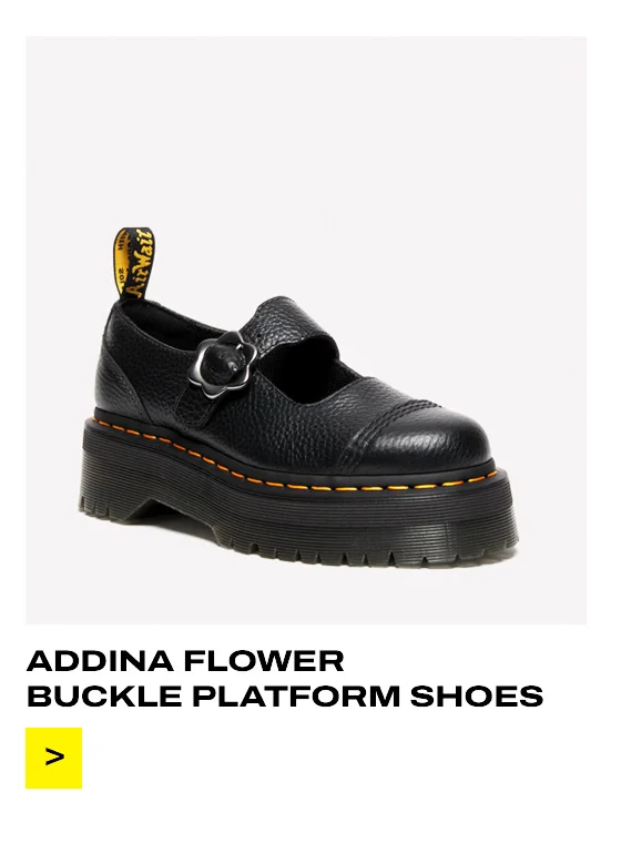 Addina Flower Buckle Platforms Shoes