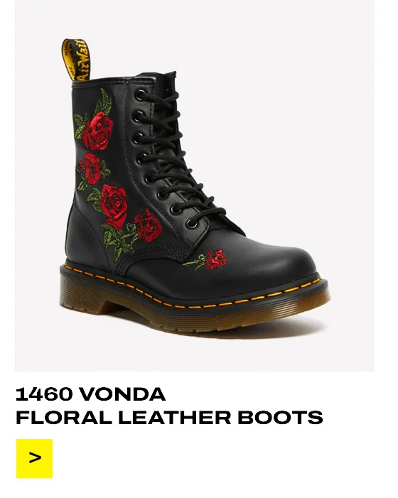 1460 Vonda Floral Leather Boots