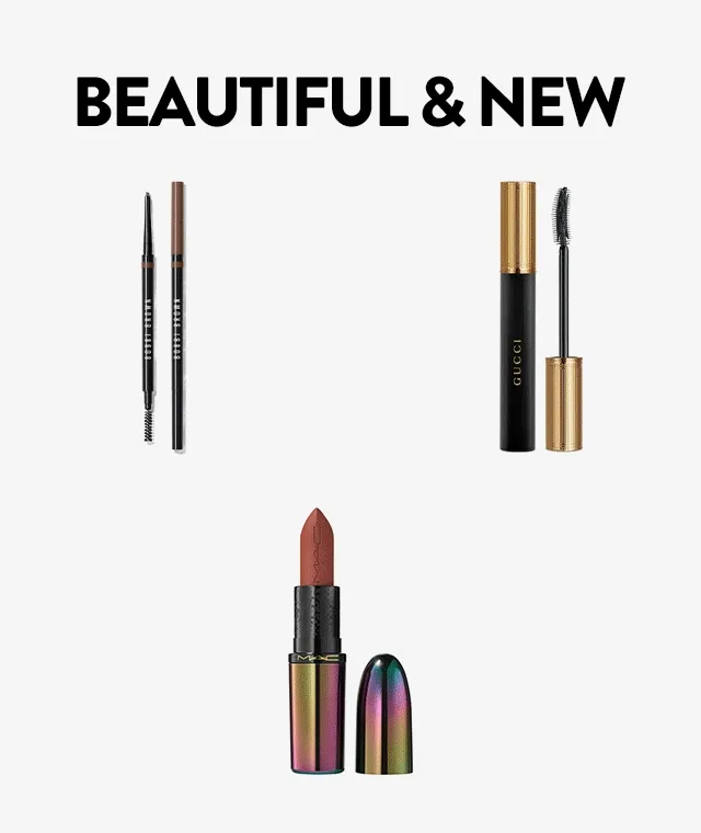 New makeup from Bobbi Brown, MAC Cosmetics, Gucci, DIOR and ARMANI beauty.
