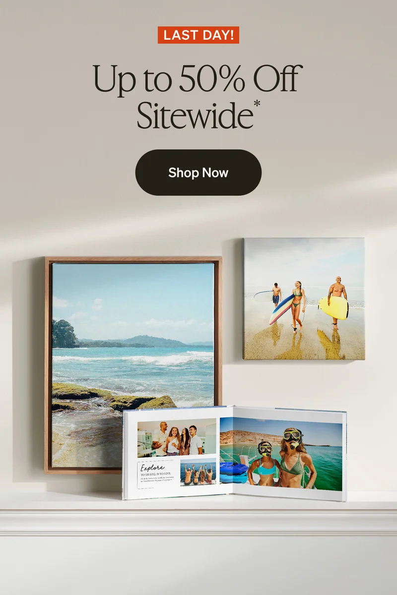 Up to 50% off sitewide ends tonight!