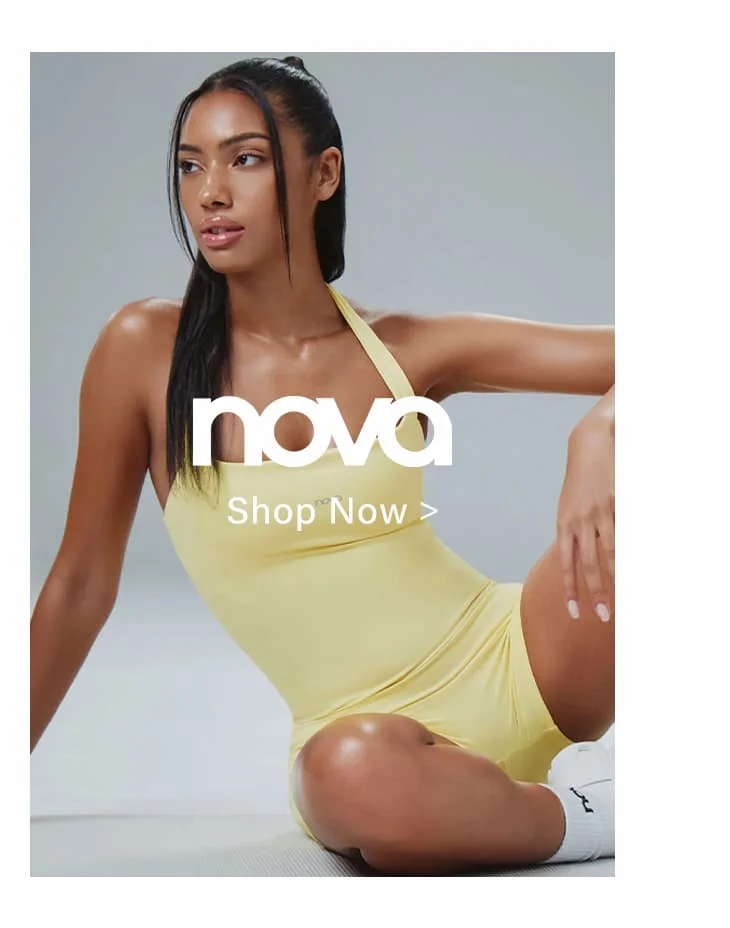 Nova yellow halter bodysuit. Shop women's activewear, fitness apparel, & workout clothes.