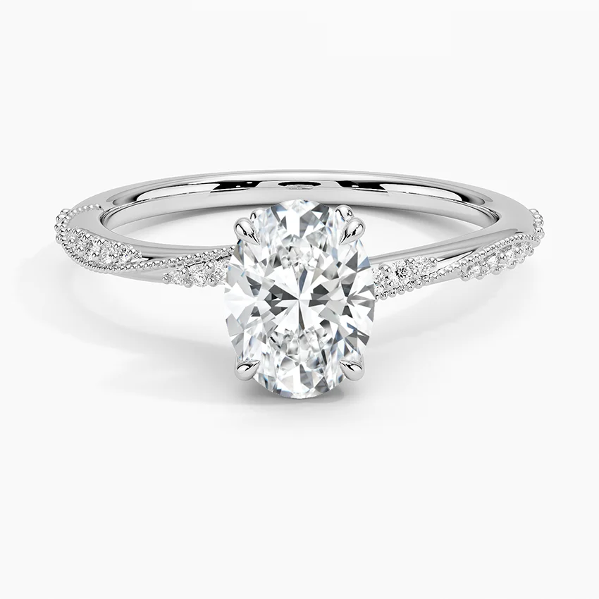 Camellia Hidden Accent Diamond Ring