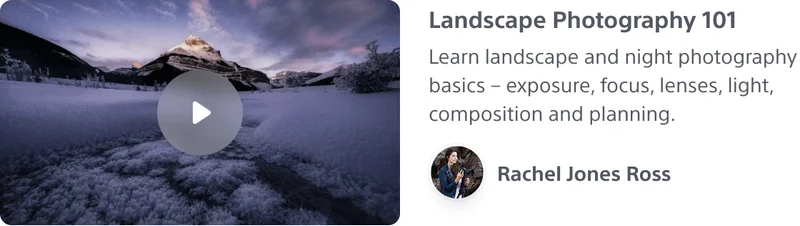 Landscape Photography 101