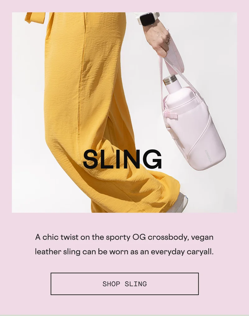 Shop new Vegan Leather Slings!