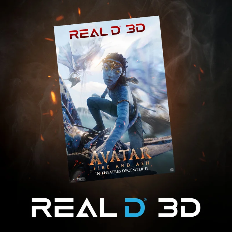 AVATAR: FIRE AND ASH REALD 3D