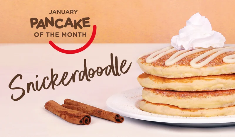 JANUARY PANCAKE OF THE MONTH: SNICKERDOODLE