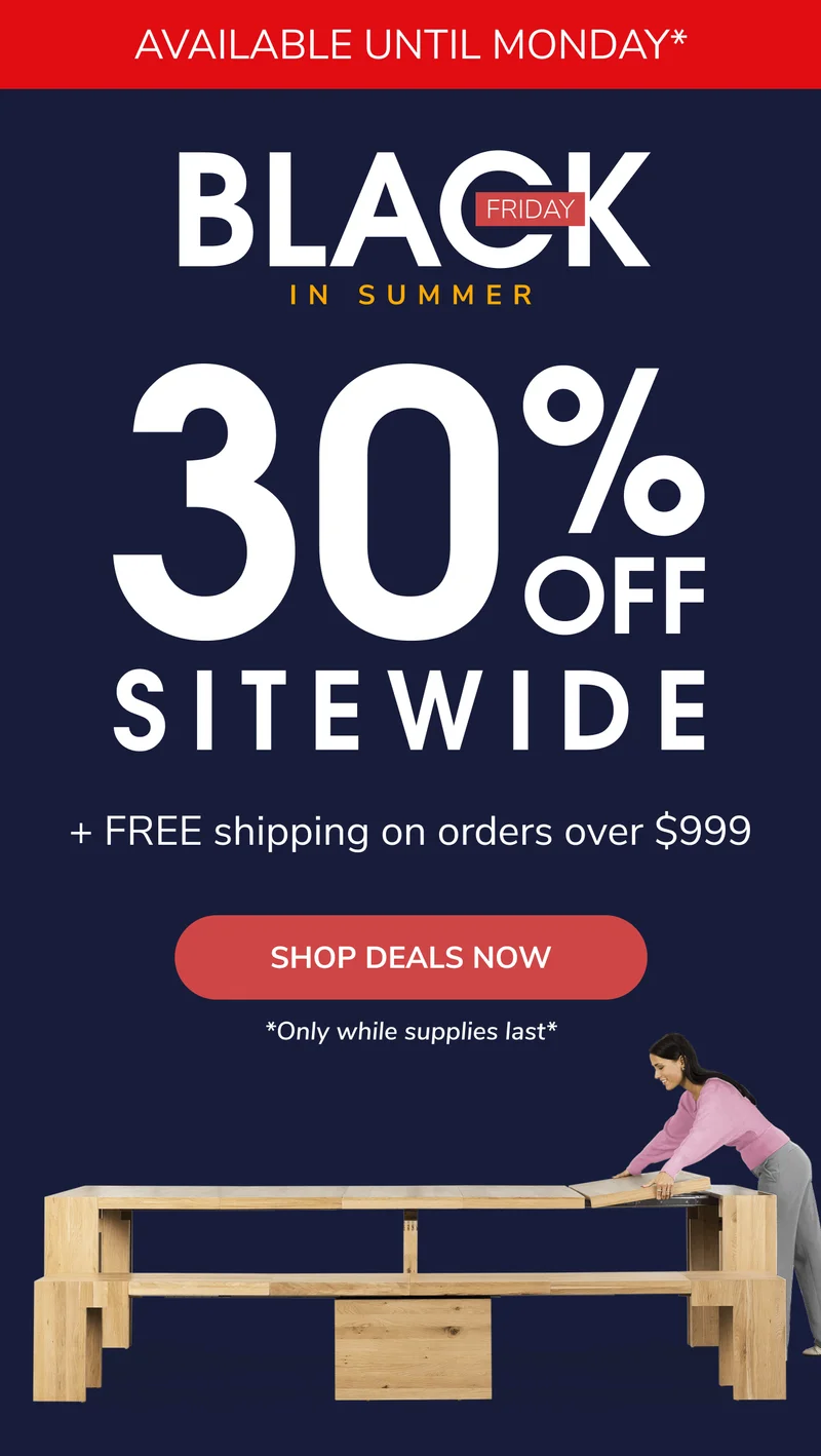 Enjoy Black Friday Summer Deals Until Monday
