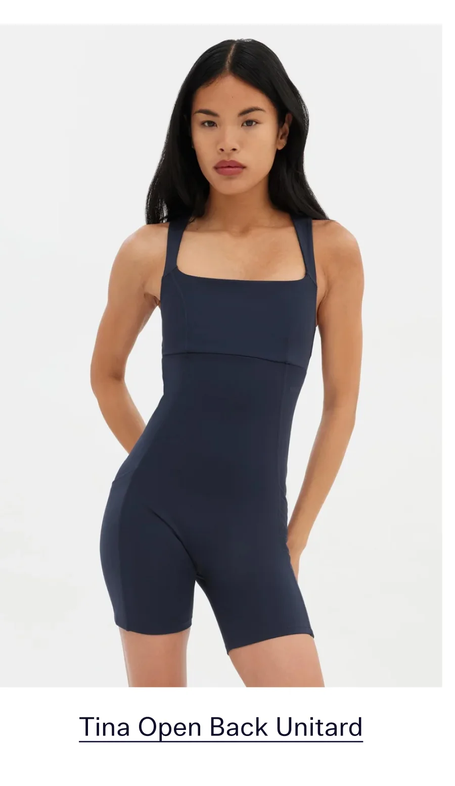 Tina Open Back Unitard