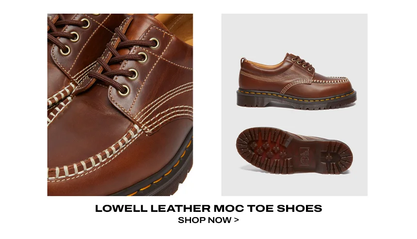 Lowell Leather Moc Toe Shoes