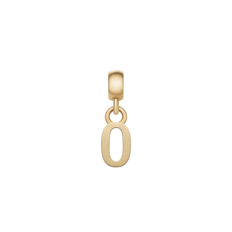 Image of Letter Charm Gold