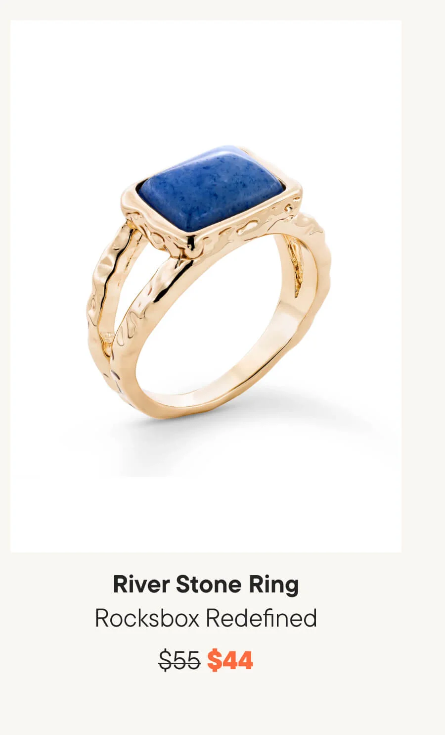 Rocksbox Redefined River Stone Ring