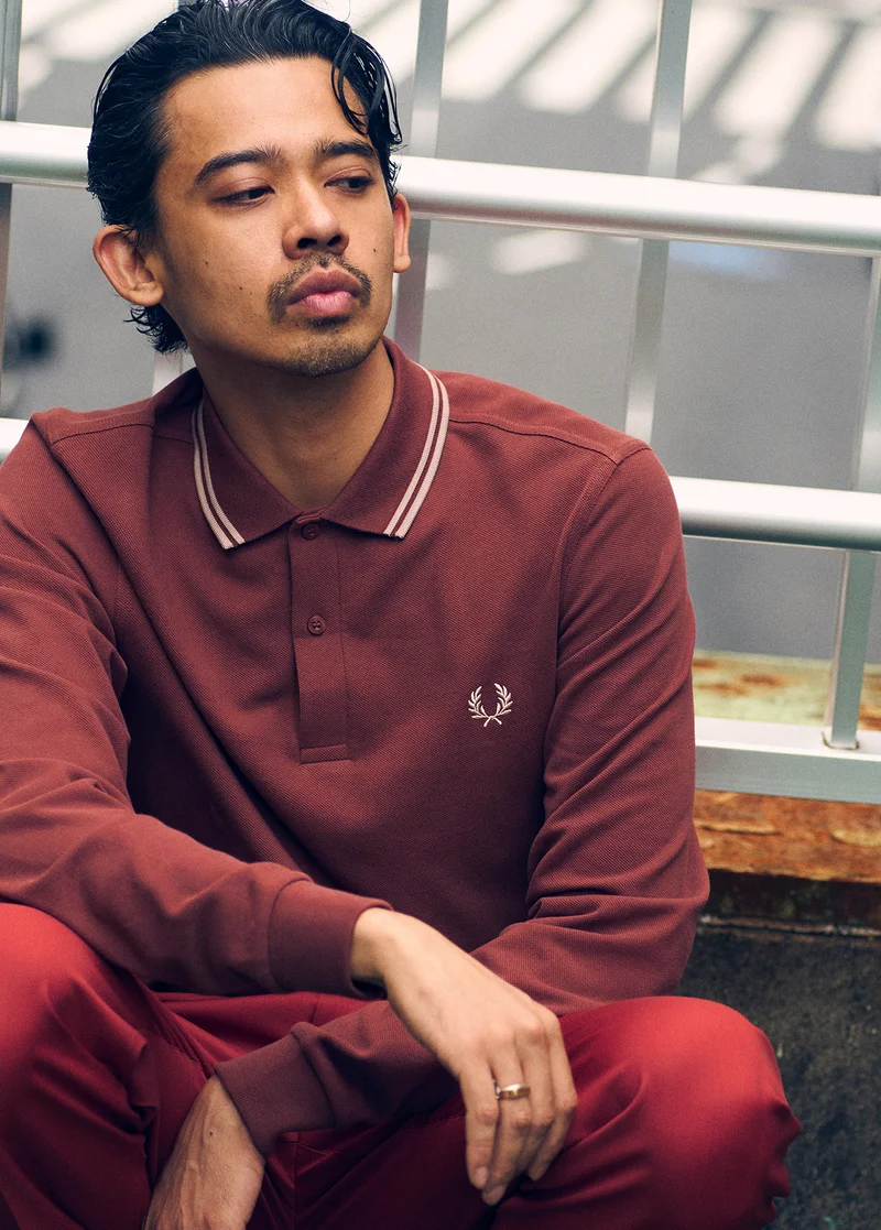 Shop Mens Longsleeve Fred Perry Shirts