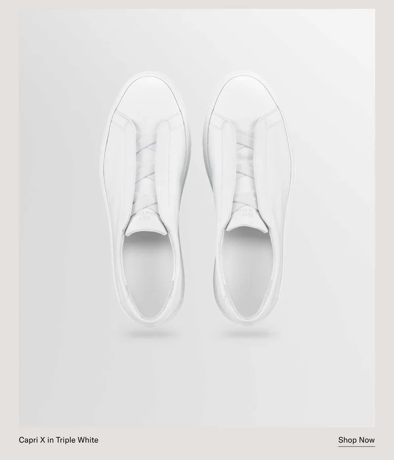 Capri X in Triple White- Shop Now