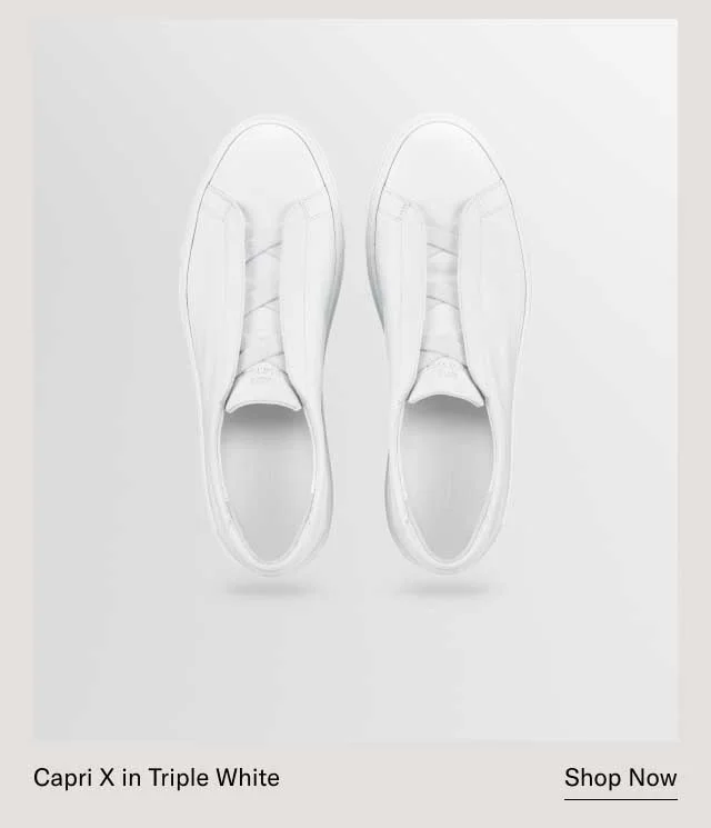 The Capri X in Triple White- Shop Now