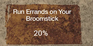 Run Errands on Your Broomstick