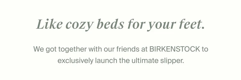 Like cozy beds for your feet.
