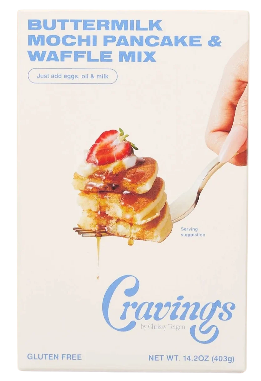 Image of LOW INVENTORY!<br>Cravings by Chrissy Teigen Buttermilk Mochi Pancake & Waffle Mix