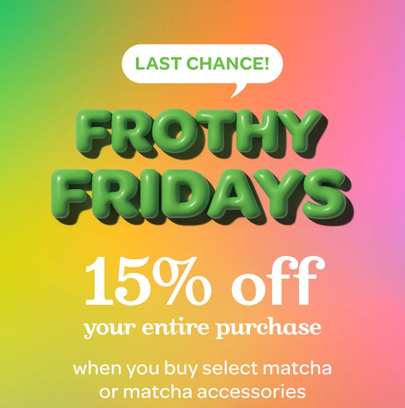 Last chance! Frothy Fridays Extended