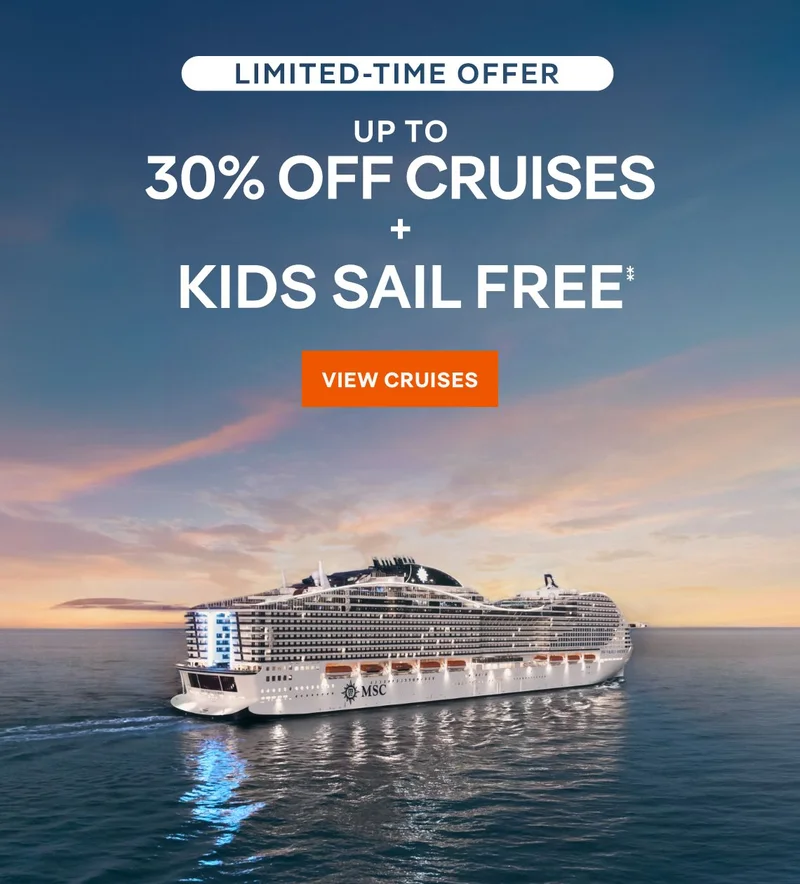 Limited Time Offer – Up to 30% Off + Kids Sail Free* – Click to View Cruises & Book Now Limited Time Offer – Up to 30% Off + Kids Sail Free* – Click to View Cruises & Book Now