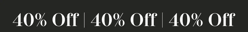 40% Off