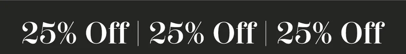 25% Off