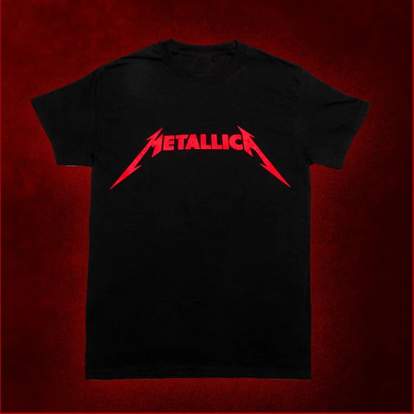 Red Metallica Logo T-Shirt