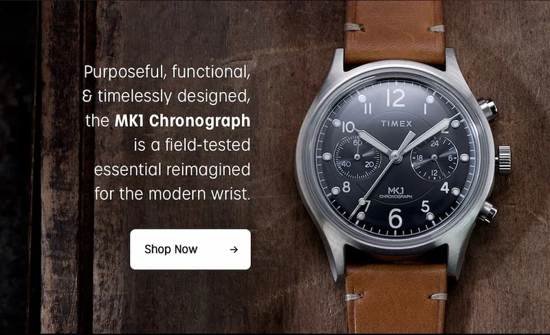 Shop Now (MK1 Chronograph) - Timex