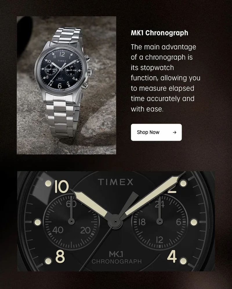 Shop Now (MK1 Chronograph) - Timex