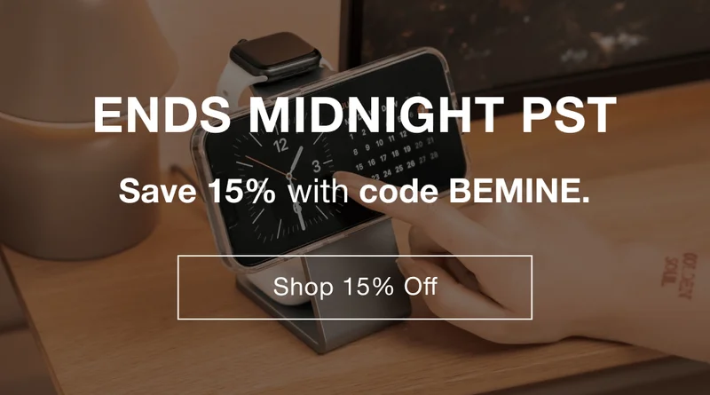 Ends Midnight Pst - save 15% with code BEMINE
